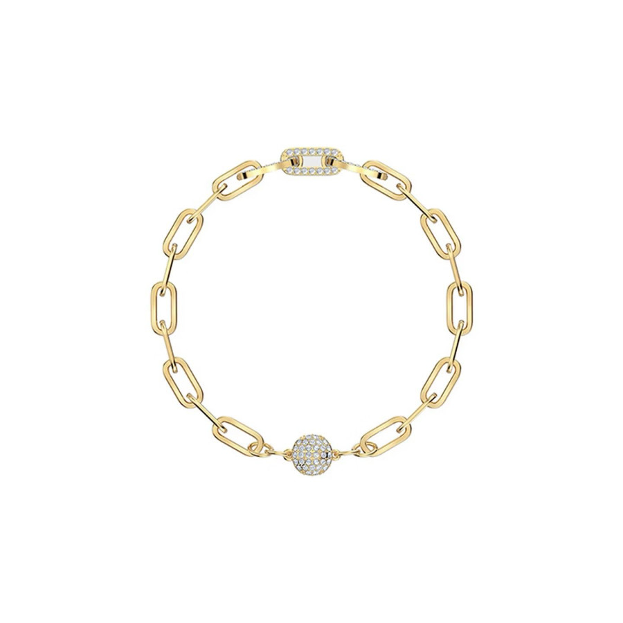 Monemel Swarovski Gold  Bileklik (Altın Kaplama)